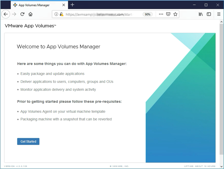 Welcome to App Volumes Manager